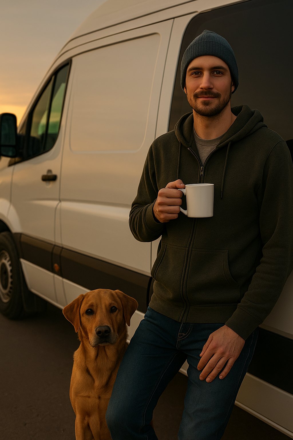 Overnight van presence on site